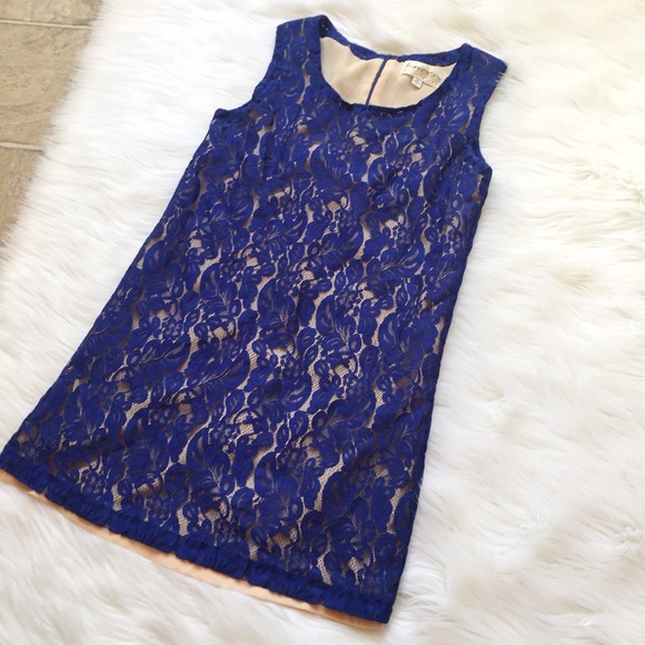 Francesca's Collections Dresses & Skirts - Francesca’s Collections Blue Mini Floral Dress